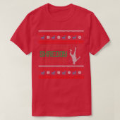 Skydive Ugly Kerstapparel T-shirt (Design voorkant)