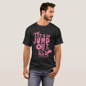 Skydive Women Parachute Skydiving T-shirt (Voorkant volledig)