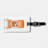 Skydiven Is Mijn Drug Bagagelabel (Voorkant horizontaal)