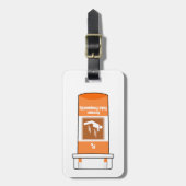 Skydiven Is Mijn Drug Bagagelabel (Voorkant verticaal)