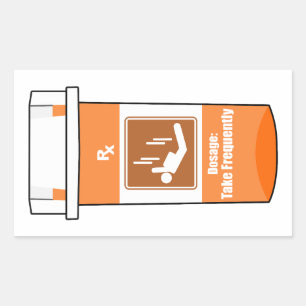 Skydiven Is Mijn Drug Rechthoekige Sticker
