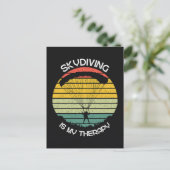 Skydiven Is Mijn Therapie Feestdagenkaart (Staand voorkant)