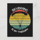 Skydiven Is Mijn Therapie Feestdagenkaart (Voorkant)