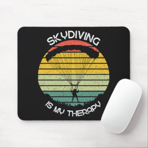 Skydiven Is Mijn Therapie Muismat