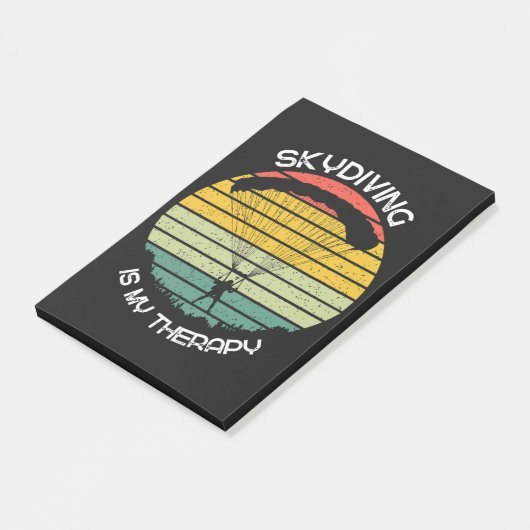 Skydiven Is Mijn Therapie Post-it® Notes (Schuin)