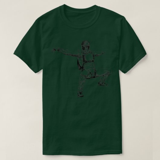 Skydiver 1 t-shirt (Design voorkant)