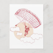 Skydiver Briefkaart (Voorkant)