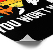 Skydiver Dont Follow Me I Do Stud Things Skydivi  Poster (Hoek)