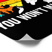 Skydiver Dont Follow Me I Do Stud Things Skydivi  Poster (Hoek)