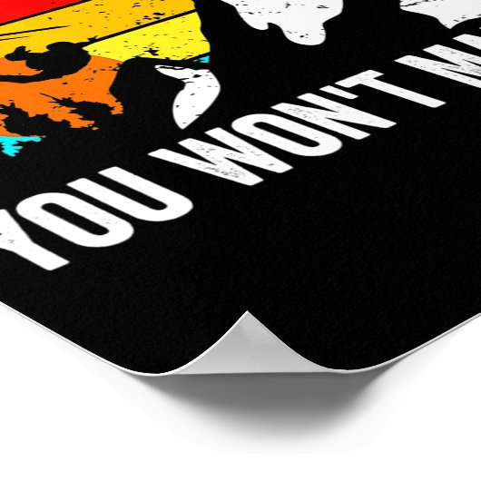 Skydiver Dont Follow Me I Do Stud Things Skydivi  Poster (Hoek)