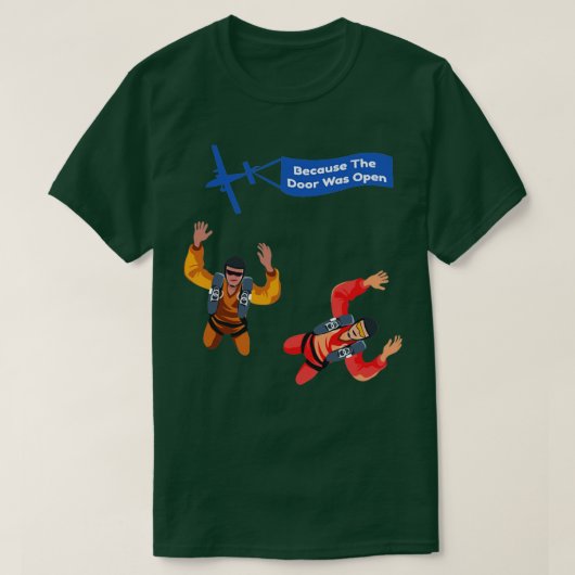 Skydiver Freefall Skydiving T-shirt (Design voorkant)
