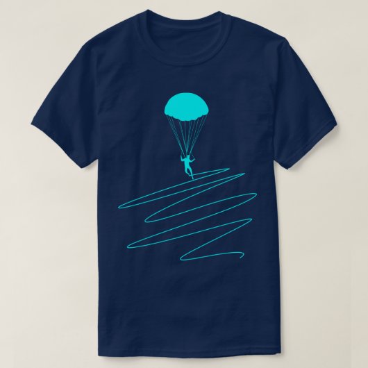 Skydiver Gift Hobby Paraglider T-shirt (Design voorkant)