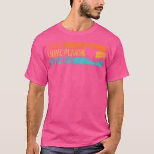 Skydiver Ik kan niet, ik heb plannen in de lucht S T-shirt
