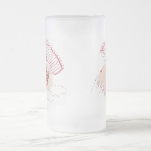 Skydiver Matglas Bierpul (Center)