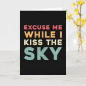 Skydiver neemt me niet kwalijk terwijl ik de Sky V Kaart (Gele Bloem)