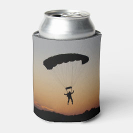 Skydiver Parachute bij Sunset Sky Diver Blikjeskoeler
