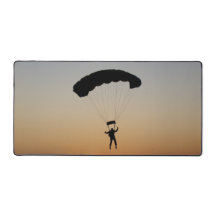 Skydiver Parachute bij Sunset Sky Diver