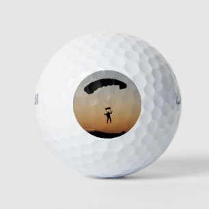 Skydiver Parachute bij Sunset Sky Diver Golfballen