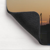 Skydiver Parachute bij Sunset Sky Diver Muismat (Hoek)