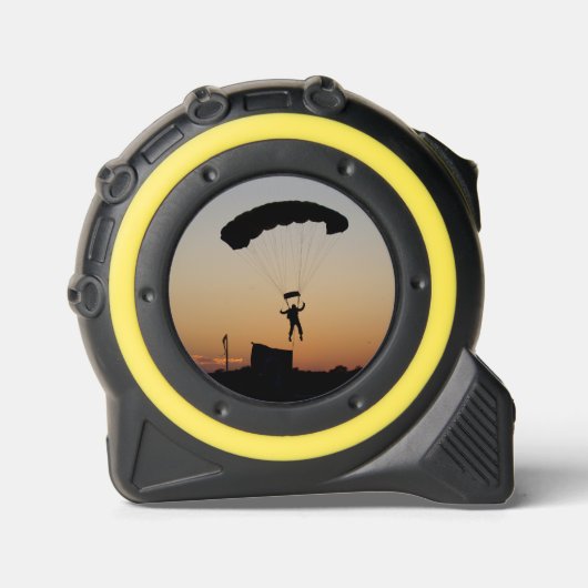 Skydiver Parachute bij Sunset Sky Diver Rolmaat (Voorkant)
