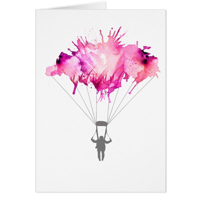 Skydiver Parachute Skydiving Parachuting Art Gift (Voorkant)