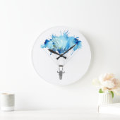 Skydiver, Parachute. Skydiving Sport. Parachuting Grote Klok (Huis)