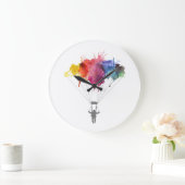 Skydiver, Parachute. Skydiving Sport. Parachuting Grote Klok (Huis)