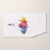 Skydiver, Parachute. Skydiving Sport. Parachuting Handdoek (Handdoek)