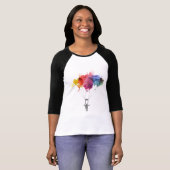 Skydiver, Parachute. Skydiving Sport. Parachuting T-shirt (Voorkant volledig)