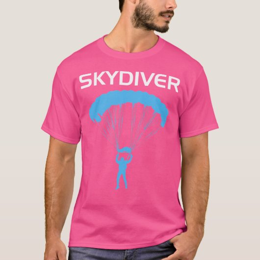 Skydiver Parachuting Skydiving T-shirt (Voorkant)