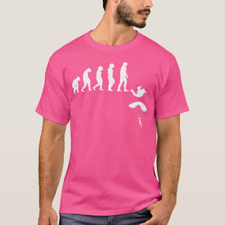 Skydiver Parachutist Parachuter Skydiving Gezegden T-shirt
