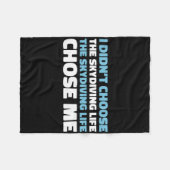 Skydiver Sky - Surfing Parachuting Skydiving Fleece Deken (Voorkant (Horizontaal))