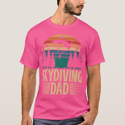 Skydiver Skydiving Dad T-shirt (Voorkant)