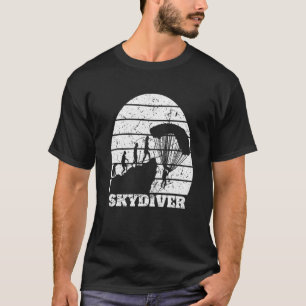 Skydiver Skydiving Parachute Day Parachuting Parac T-shirt