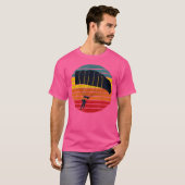 Skydiver Sunset Parachute Skydiving Parachuting T-shirt (Voorkant volledig)