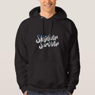 Skydiver Survivor Grappige Skydiver Skydiving Hoodie