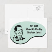 Skydiver Voice Briefkaart (Voorkant / Achterkant)