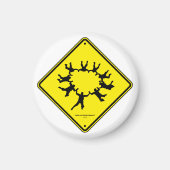 Skydivers CauSign Magneet (Voorkant)