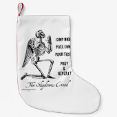 Skydivers Creed Kleine Kerstsok (Voorkant)