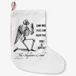 Skydivers Creed Kleine Kerstsok