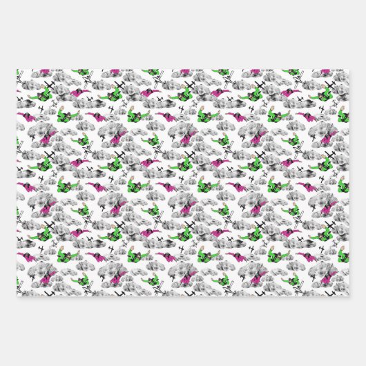 Skydivers Inpakpapier Vel (Voorkant 3)