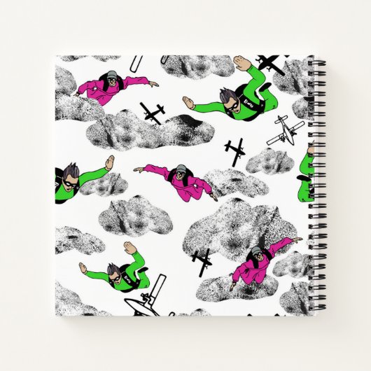 Skydivers Notitieboek (Achterkant)