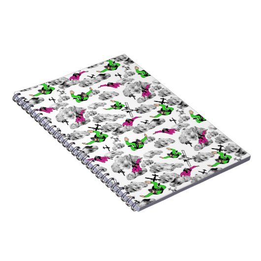 Skydivers Spiral  Notebook Notitieboek (Rechterzijde)