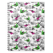 Skydivers Spiral  Notebook Notitieboek (Voorkant)