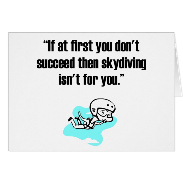 Skydiving (Voorkant Horizontaal)