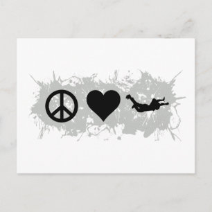 Skydiving 1 briefkaart
