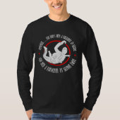 Skydiving and Skydiver Quote T-shirt (Voorkant)
