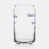 Skydiving Bachelor Party Grappig Avontuur Thema Blikvorm Glas (Links)