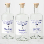 Skydiving Bachelor Party Grappig Avontuur Thema Likeurfles Etiket (Flessen)