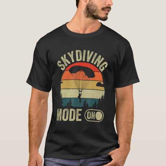 Skydiving Base Springen Valparachute Skydiving Mo T-shirt (Voorkant)